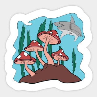 Dive into Shark Discovery Sticker